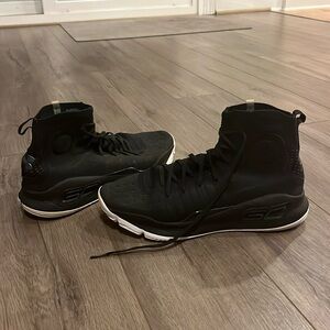 Curry 4. Under Armour Steph Curry basketball shoes.